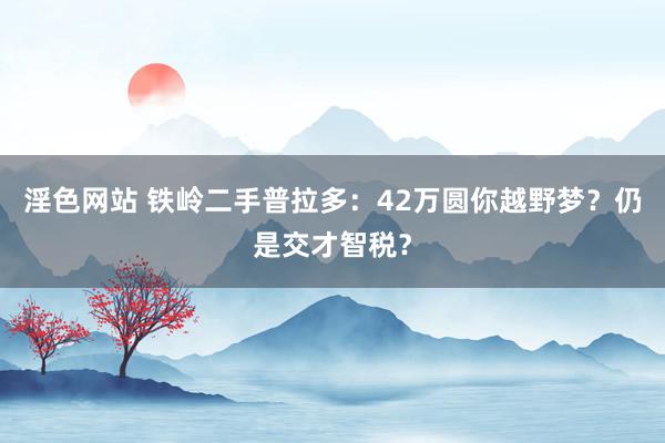 淫色网站 铁岭二手普拉多：42万圆你越野梦？仍是交才智税？
