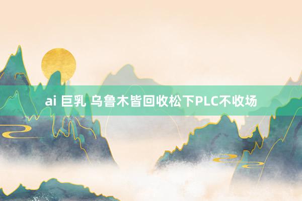 ai 巨乳 乌鲁木皆回收松下PLC不收场