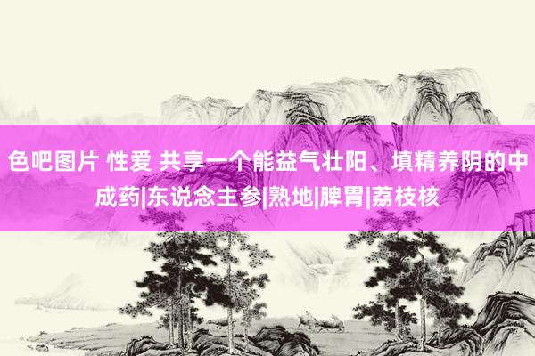 色吧图片 性爱 共享一个能益气壮阳、填精养阴的中成药|东说念主参|熟地|脾胃|荔枝核